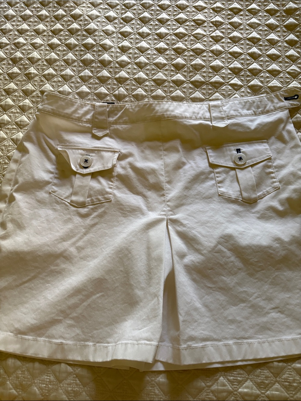 Brooks Brothers White Logo Cotton Golf shorts with undershirts